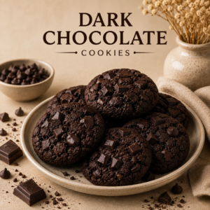 DARK CHOCOLATE COOKIES