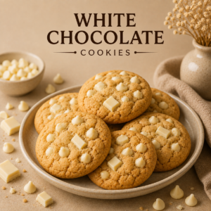 WHITE CHOCOLATE COOKIES